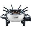 VEVOR Electric Fondue Pot Set for Cheese & Chocolate, 3 Quart Chocolate Melting Warmer