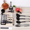 23Pcs Kitchen Utensil Set Stainless Steel Nylon Heat Resistant Cooking Utensil Tool Kit