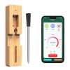 100FT Smart Wireless Meat Thermometer Digital Thermospike Meat Probe with APP Control for Oven Grill Kitchen BBQ Smoker Rotisserie