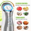 Hand Blender;  5 in 1 Multi-Purpose Immersion Blender set;  1100 watts 12 Adjustable Speed Stick Blender;  600ml Beaker;  500ml Food Processor Contain