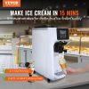 VEVOR Commercial Ice Cream Machine, 10.6 QT/H Yield, 1000W Single Flavor Countertop Soft Serve Ice Cream Maker, with 4L Hopper 1.6L Cylinder