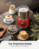 5in1 Ruby electric milk foam 5 settings Cold foam hot foam hot air foam Hot milk or hot chocolate LED touch control 400ML/13.5oz cold and hot latte