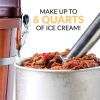 6-Quart Wood Bucket Ice Cream Maker