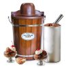 6-Quart Wood Bucket Ice Cream Maker