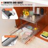 VEVOR 2 Tier 17"W x 21"D Pull Out Cabinet Organizer, Heavy Duty Slide Out Pantry Shelves, Chrome-Plated Steel Roll Out Drawers