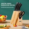 Knife Set Stainless Steel Vegetable Knife Slicing Knife Multi Purpose Knife Cutting Vegetable Fruit Knife Multi Purpose Scissors Sharp 5 Piece Set