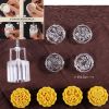 4 Stamps Moon Cake Mold Small Cakes Pastries Mold Plastic DIY Baking Mold 50g