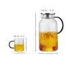 1 Pot with 4 Cups Tea Set, Bark Cooling Water Kettle, Water Cup Set, Water Utensil Set, Tea Pot, Water Cup Set, Glass Water Kettle, Water Cup, Kettle