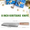 Chef Knife, Kiritsuke Knife, Santoku Knife, Boning Knife, Japanese Sharp Vegetable Knife Professional Slicing Knife With Rosewood Handle And Gift Box