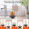 VEVOR Glass Rinser, 10 Powerful Spraying Jets 360¬∞ Rotating Cup Rinser for Sink