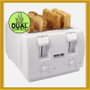 Better Chef Wide Slot 4-Slice Dual Control Toaster