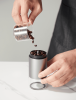 Portable coffee bean grinder texture Classic car wireless grinding 25 cup bean bin capacity 25g 5600mAh Mini charging automatic grinding cone knife 48