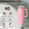 Vacuum Mug 40oz Insulated Mug with Lid & Straw